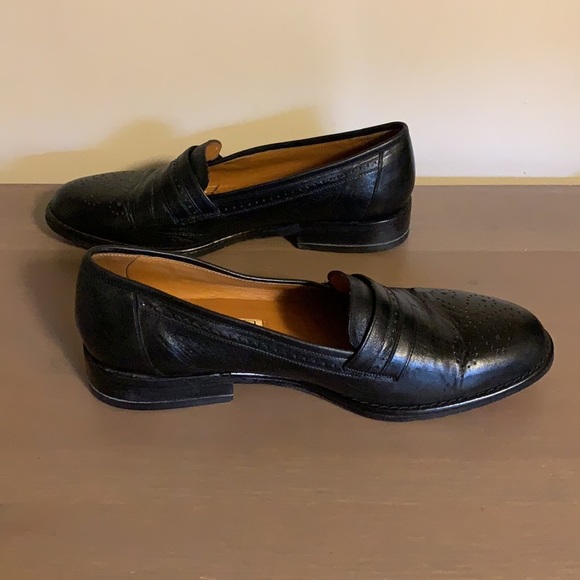 Givenchy Vintage Black Leather Loafers - Men’s Size 6 - Picture 4 of 8